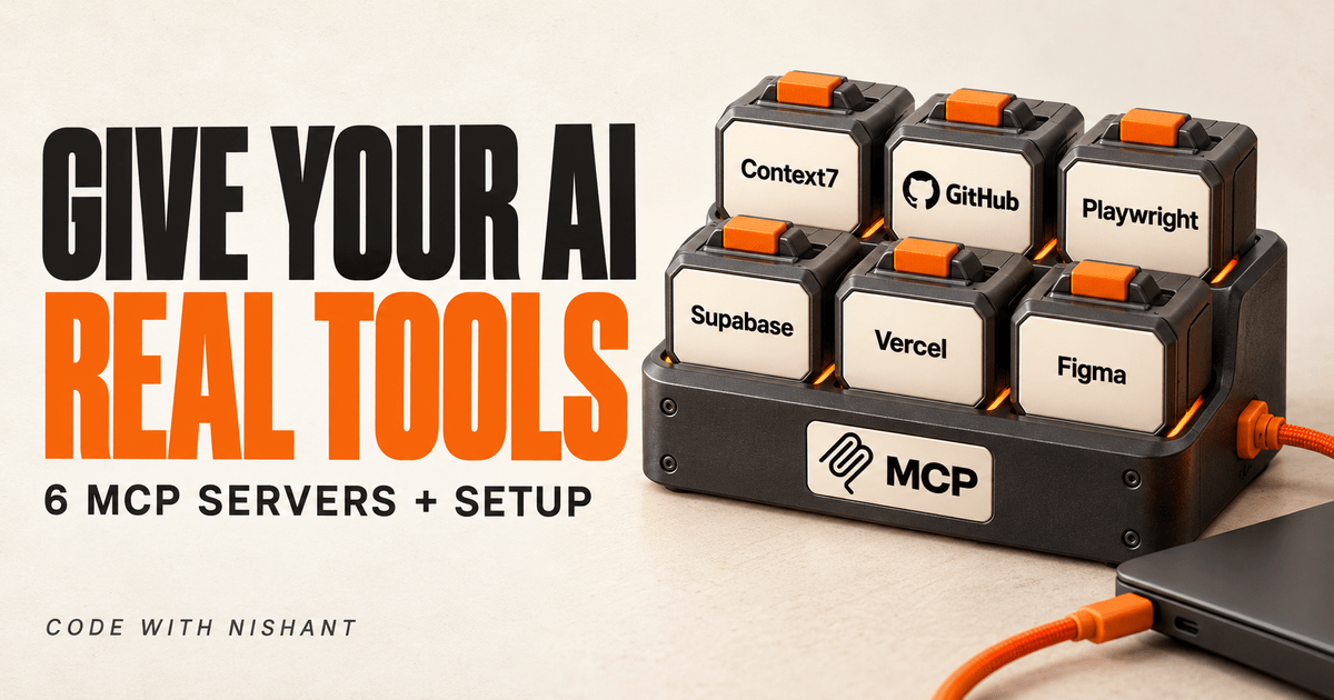 Best MCP servers for vibe coders: Context7, GitHub, Playwright, Supabase, Vercel and Figma