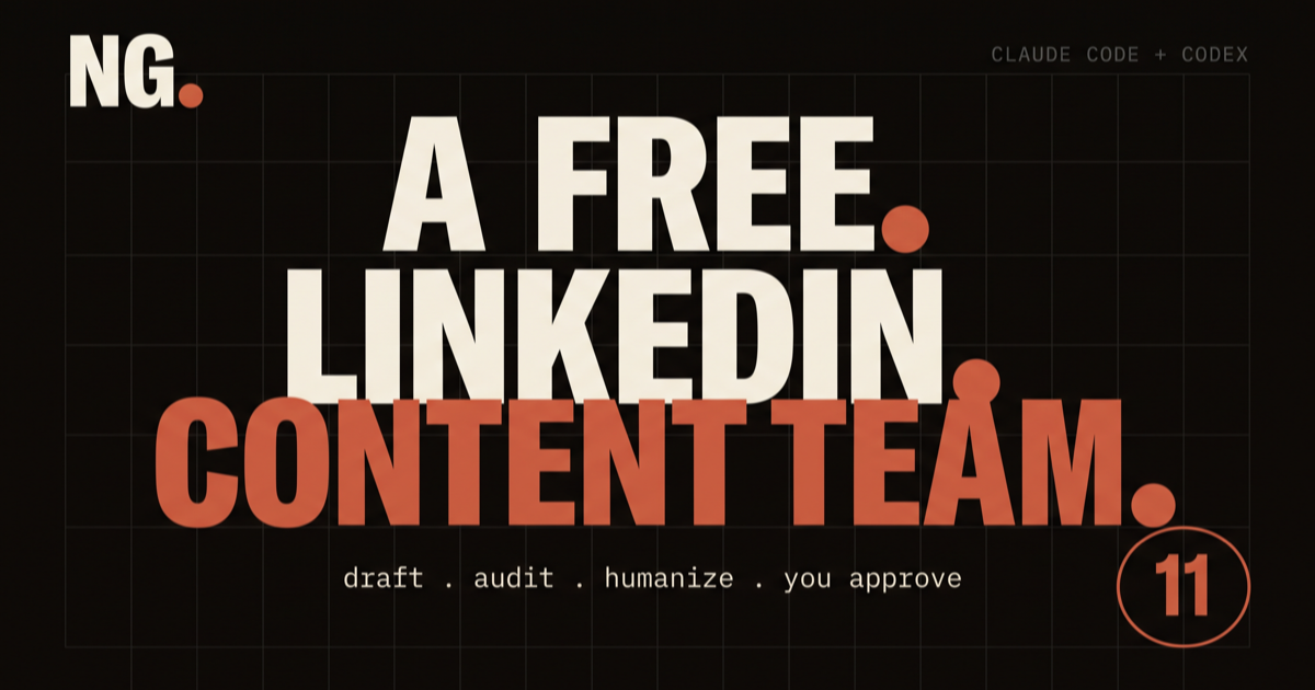 LinkedIn Skills for Claude Code: a free content team