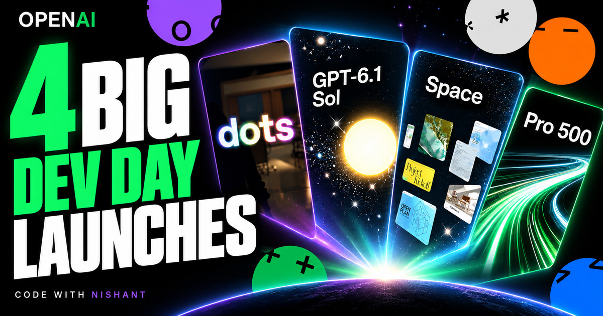OpenAI DevDay 2026: dots, Sol, Space and Pro 500 explained