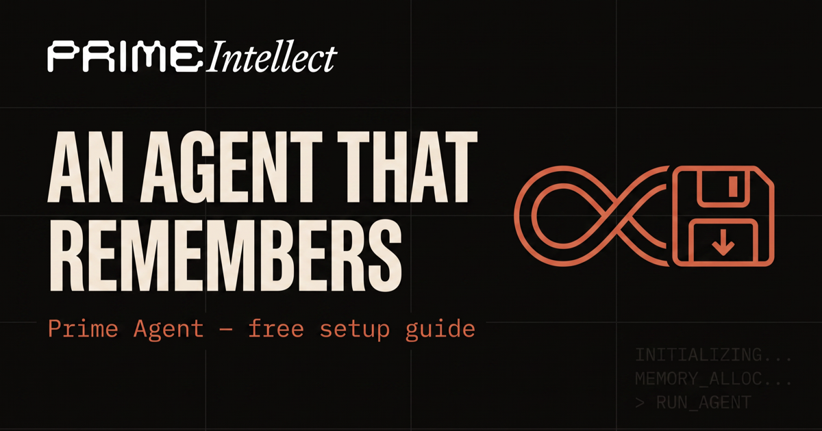 Prime Agent: an AI agent that remembers