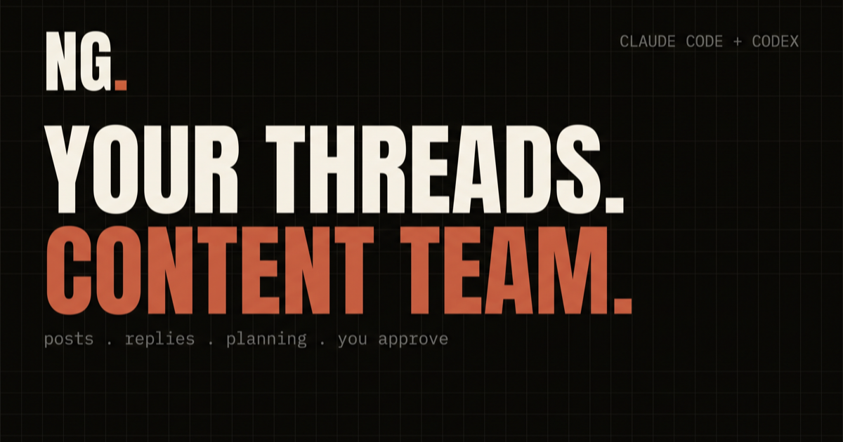 Threads Skills for Claude Code: a free post and reply team